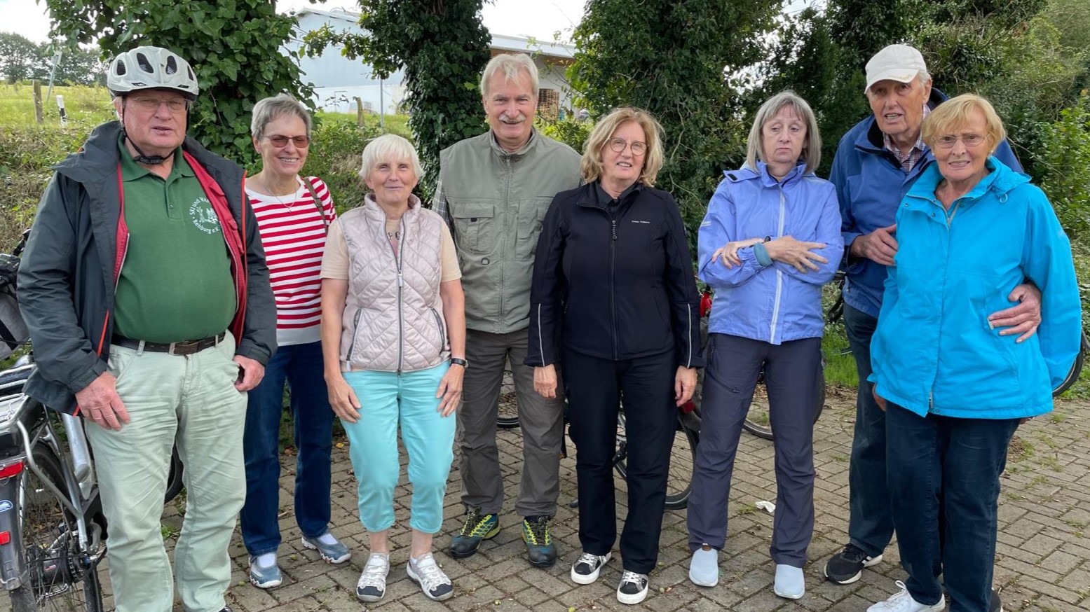 Teilnehmer Seniorenfahrradtour